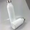 Sublimazione fai -da -te da 20 once di latte bianco in acciaio inossidabile incolla doppia pasta d'acqua a doppia parete con aspirazione isolata portatile tazza di vino a perdita di birra thermos