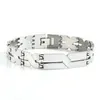 1 pz new fashion hip hop rock mens bracciale punk bracciale in acciaio inossidabile mens gioielli in metallo