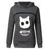 Drop Cat Lovers Hoodie Kangaroo Dog Pet Paw Dropshipping Pullovers Puddle Coundshirt Карманные животные ухо с капюшоном