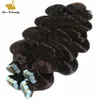 Body Wave Tape in Menselijk Haar PU-inslag Haarextensies Zwart Bruin Kleur 8-30 inch Remy Menselijk Haarbundels