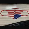 American Flag Printing Face Mask Adult Washable Dustproof Mouth Cover Outdoor Sports Riding Anti Fog Mask DDA219