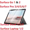 Dla powierzchni Microsoft Powierzchnia Pro 3 4 5 6 7 Powierzchnia GO 2 Book3 / Laptop HD Hard Hartred Glass Powietrza Pro X Protector ekranu filmowego