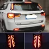 1 par de lâmpada refletor led luz traseira luz de freio luz traseira luz traseira para jeep compass 2017 2018 2019