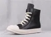 2020 men's leather black high-top shoes short boots ladies classic boots side zipper men's casual oversized shoes 35-47