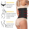 Sexy Corset Body Shaper Latex Waist Trainer Zipper Hooks Underbust Slim Tummy Waist Cincher Slimming Shapewear Black