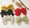 Girls Big Bows Hair Clip Women Leaves Chiffon Bowknot Barrette Boutique Children Floral Hair Accessories Kids 3 layers Bows Hairpin