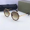 Nouvelles lunettes de soleil de mode Male Design Retro Lunets S532 Classic Style Round Full Frame UV400 Protective Eyewear2314