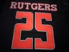 Custom Men, Ungdom, Kvinnor, Småbarn, Rutgers Scarlet Knight Personlig Namn och nummer Någon storlek Stitched Top Quality College Jersey