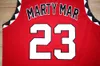 Émission de télévision masculine Martin Payne # 23 Jersey de basket-ball All Ed Red Jerseys Shirts Taille S-3xl Top Quality