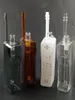 Unik Desig Mobile Glass Vatten Bongs Hookahs Inline Tube Perc DAB Riggar för rökning Tillbehör