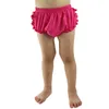 12 colori Baby Satin Ruffle Bloomers Pant Copertura del pannolino con fascia Infantile pizzo PP Pantaloni Bambino Bambini increspato biancheria intima di cotone Bloo6515285