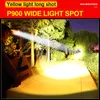 Super Bright Hunting -strålkastare LED -laddningsbar huvudlampa äventyrshuvudlampa Långdistans Vitgul strålkastare perfekt för EXP215L