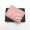 Echte lederen mannen Vrouwen creditcardhouders Mens Mini Bank Card Holders Women Small Wallets Slim Wallet WTIH Box3039