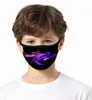 Masque facial en gaze de coton à impression numérique 3D k Anti-poussière bouche nez couverture respirateurs contour d'oreille masques de Pollution de l'air