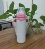 8OZ التسامي سيبي كأس الفولاذ المقاوم للصدأ البهلوان نقل زجاجات تغذية الحراري فراغ زجاجة ماء قارورة الطفل مع BPA A02 الخرطوم الحرة