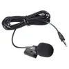 3.5mm Clip On Microphone Car Radio Stereo bluetooth Enabled Audio External Mic For Car GPS DVD Player Radio Audio