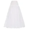 Women Black Red Retro Long Skirts For Wedding Fashion Vintage Skirt Crinoline Underskirt A-Line Empire Voile Tulle Petticoat