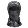 Camoflage Balaclava Full Face Mask do CS Wargame Cycling Hunting Army Bike Helmet Liner Cap Scarf2300