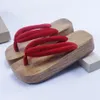 Summer Japanese Wood S Anime Cosplay Shoes Oriental Chinese Traditionella högklackade Getas Women Man Woode Paulownia Slippers9847429