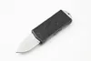 Promoção Mini pequeno faca tática de automóvel 440c Double Edge Spear Ponto de cetim Blade Zn-ALU Handle Knives EDC com varejo box204h