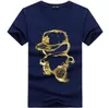 Fashion-Summer Fashion Hip Hop Design T Shirt Mäns högkvalitativa anpassade tryckplattor Hipster Tees