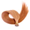 Extensions de cheveux naturels Remy brésiliens vierges alignés avec cuticules Nano Ring, 20 pouces, Extensions de cheveux pré-collées d'une durée de 2 ans