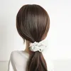 Ins Girl髪の肩の新鮮なスタイル女性リング弾性髪のバンド子供花柄プリントシフォン大腸スクランチレディーポニーテールv082