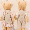 12 cm 5 "Kawaii ours en peluche peluche Mini peluche poupée animaux en peluche lapin petit pendentif pour cadeaux de noël en gros A35