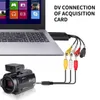 USB 2.0 EASYCAP القبض على 4 قناة فيديو TV DVD VHS التقاط الصوت محول بطاقة بطاقة TV فيديو DVR التقاط الفيديو لقطات