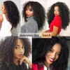 10-26inch Kinky завитый клип в наращивании волос Afro Kinky завитого клипе Ins 3C 4A для 10шта черной Женщины бразильского Remy человеческих волос с 24Clips