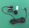 3.5mm noir 50Hz-20KHz micro externe GPS Audio stéréo Microphone voiture Portable Bluetooth microphone monté sur voiture