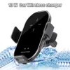 10W Wireless Car Charger Qi Snabb Laddningsadapter Billuftshållare för iPhone 11 Pro Samsung A71 Moto Stylo med Retail Box