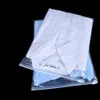 50 pezzi di plastica trasparente borsa da viaggio con cerniera scorrevole con ventilazione per vestiti biancheria intima maglietta confezione da imballaggio richiudibile9515387