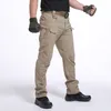 Mens Pants City Tactical Cargo Pants Men SWAT Combat Army Trousers Male Casual Many Pockets Stretch Cotton Pants