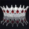 Crystal Vintage Royal Queen King Tiaras and Crowns Men/Women Pageant Prom Diadem Ornaments Wedding Hair Jewelry Accessories Y200727