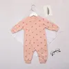 2020 autunno pagliaccetti del bambino neonate ragazze pagliaccetti a maniche lunghe stampa di frutta tuta neonato vestiti del bambino1