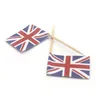 100 stks Britse Tandenstoker Vlag Amerikaanse Tandenstokers Vlag Cupcake Toppers Bakken Cake Decor Drink Bier Stick Party Decoratie Benodigdheden BC BH1214