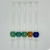 8.3 pollici Mini narghilè Collettore del nettare con punte del filtro di vetro trasparente spesso tubo di vetro Pyrex Rig Stick Smoking Hand Pipes