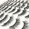 20 par moda Mieszane 3D norki Ręcznie Naturalne Wispy Criss-Cross Fluffy Eyelashes Extension Beauty Fashion Makeup Tools