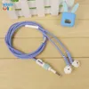 1000pcs / parti 1.4m Multipurpose färger Spiral Wire Cord Rope Protection USB Cable Winder Data Line Protector Cover Suit Spring Sleeve Twine