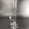 11.8 inch Rechte Glazen bong waterpijpen dap rig Honingraat Prec Precolator bubble waterleidingen bongs voor rook accessoire met logo ZYD