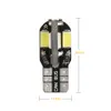 Araba Beyaz T10 İç Led Canbus 8SMD Araç Kubbe Harita Yan Kapı Nezaket Plaka Trunk 194 168 W5W 2825 Yuva 12V ışıkları