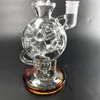 Heady ball recycler dab rig glass water bongs hookahs inline perc percolator 11inch 14mm joint for smoking accessories