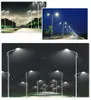 50W 100W 150W 200W LED Street Light Vattentät IP65 AC165-265V LED Streetlight Road Garden Lampa Kallvit Spotlights Vägglampa