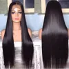 Glueless Human Hair Wigs Spets Front Prepluck 13x4 Spets Frontal Wig Straight Spets Front Wig 180 Density Remy Brazilian Wig2727959