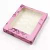 Ciglia delle ciglia Box da 5 coppie libro Libro Pink Popular Style Box 3D Lashes Whole Packing Lashes vassoio3875294