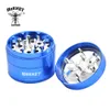 HORNET Manual Metal Herb Grinder 4 Parts Aluminum Alloy Tobacco Grinder With Crank Spice Miller Crusher Accessories