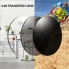 HQ Accustomized Transition Photochromy Resin Lens UV400 Graubraune Farbe für verschreibungspflichtige Sonnenbrillen, leicht, dünn, Index 1,6 für randlose, kostenlose Menge