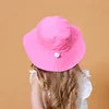 かわいい赤ちゃんのバケツの帽子春の夏の男の子女の子幼児ベビー紫外線保護サンハット調節可能な太陽の帽子屋外クイックドライ通気性のビーチの帽子