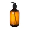300/500 ml Lotion Shampoo Dusch Gelhållare Tvål Dispenser Tom Bath Pump Bottle Essential Oljeflaska